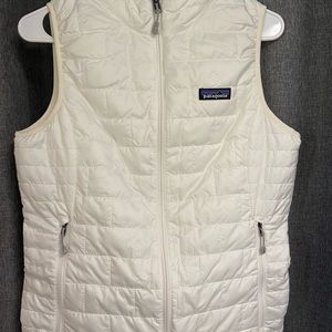 Patagonia white vest